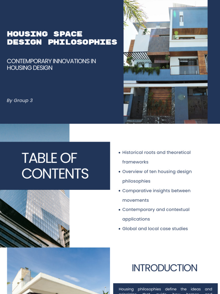 Navy Blue and White Modern Minimalist Company Profile Presentation ...