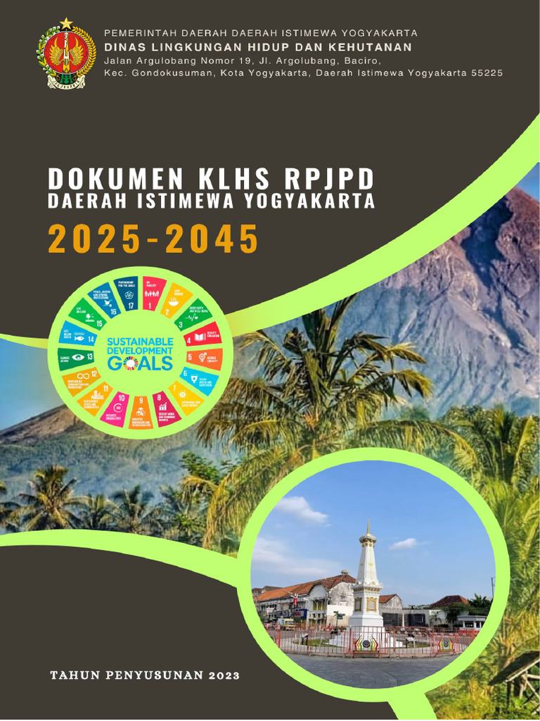 KLHS RPJPD DIY: Pendahuluan dan Teori | PDF