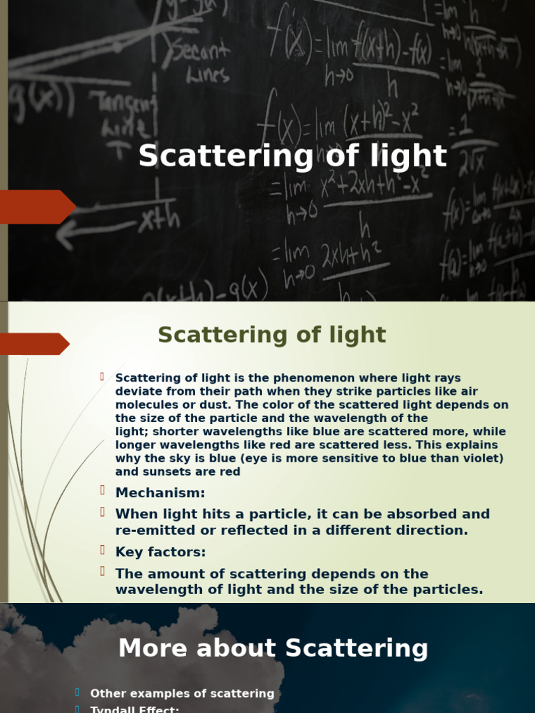 Understanding Light Scattering Phenomena | PDF