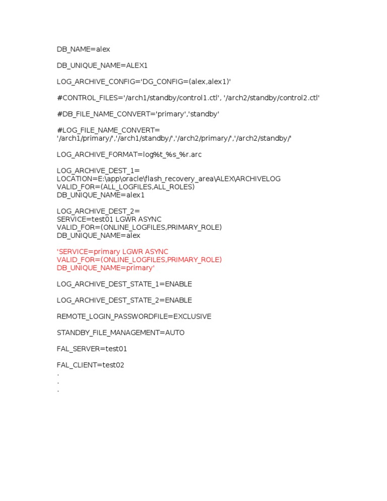 Oracle Database Archive Configuration | PDF