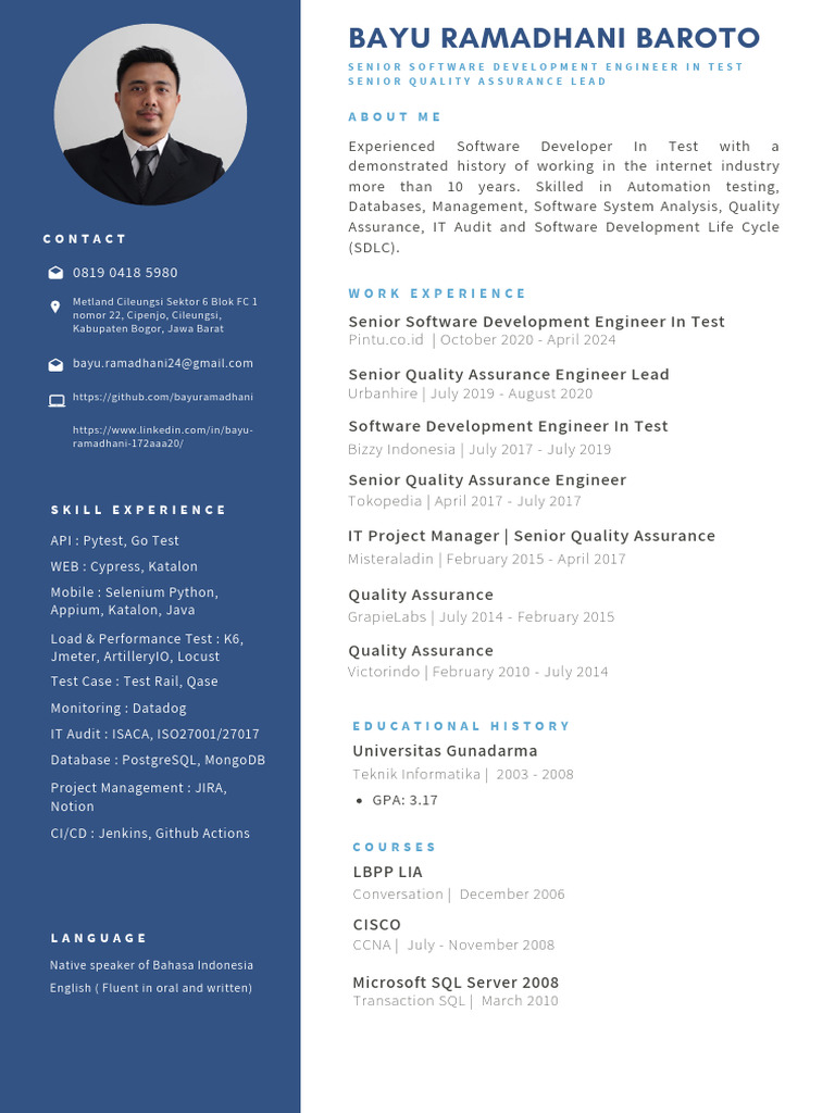 Senior Software Development Engineer | PDF | Software | Software ...