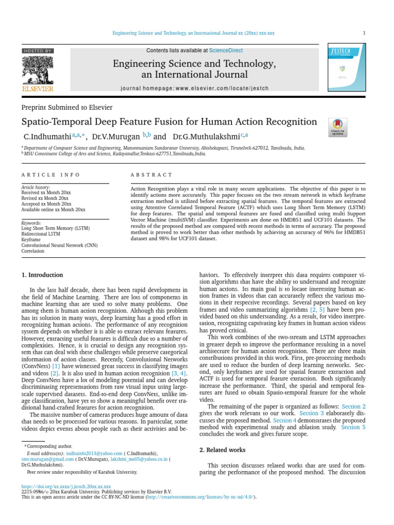 Spatio-Temporal Fusion for Action Recognition | PDF | Deep Learning ...