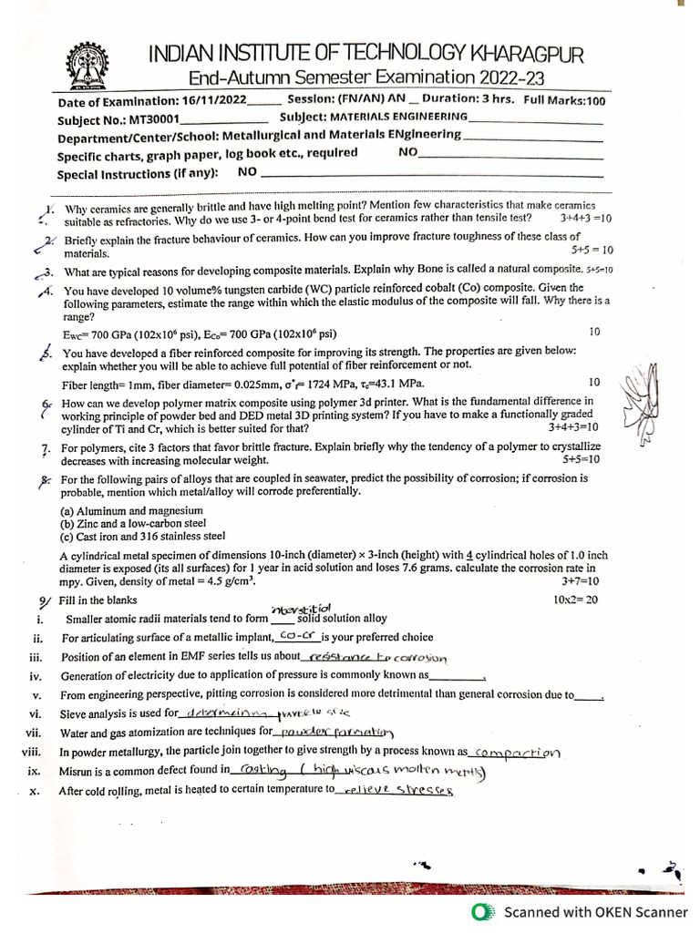 End - Sem PYQs | PDF