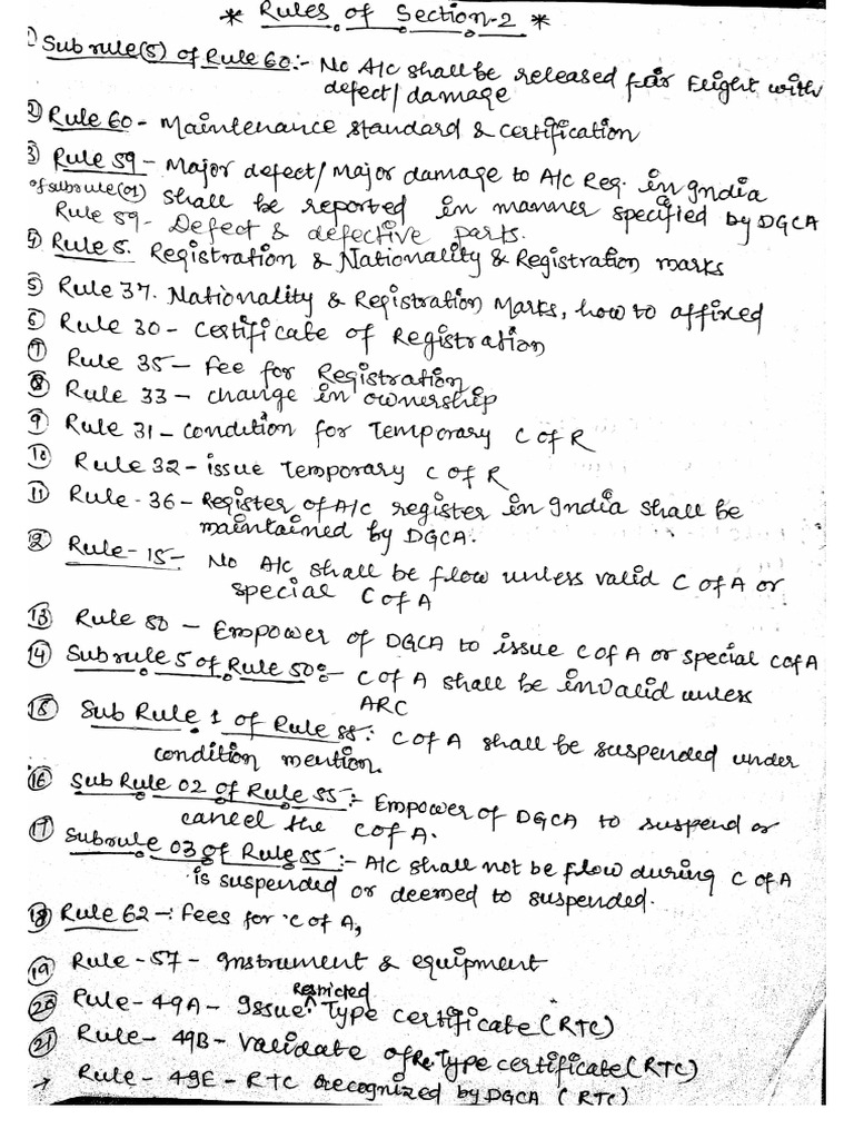Rules of Section 2 | PDF