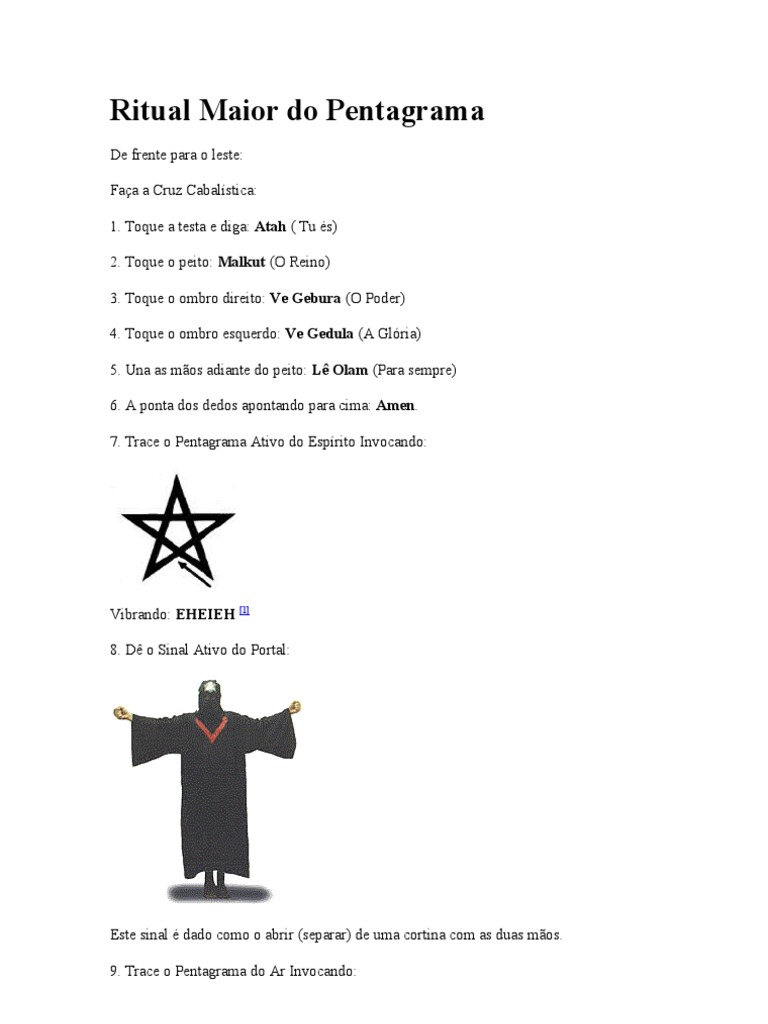 Ritual Maior Do Pentagram A | PDF | Science | Astronomia