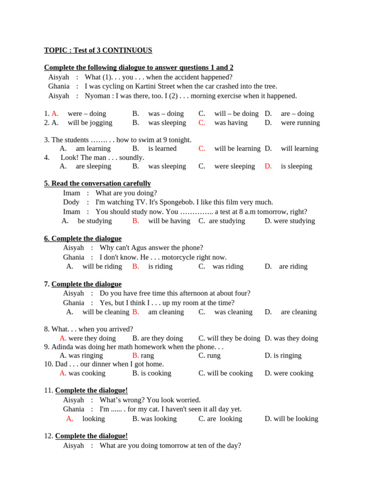 Test of 3 Continuous | PDF | Chess Theory | Chess