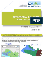 Perspectivas Climatic As Mayo Agosto 2012