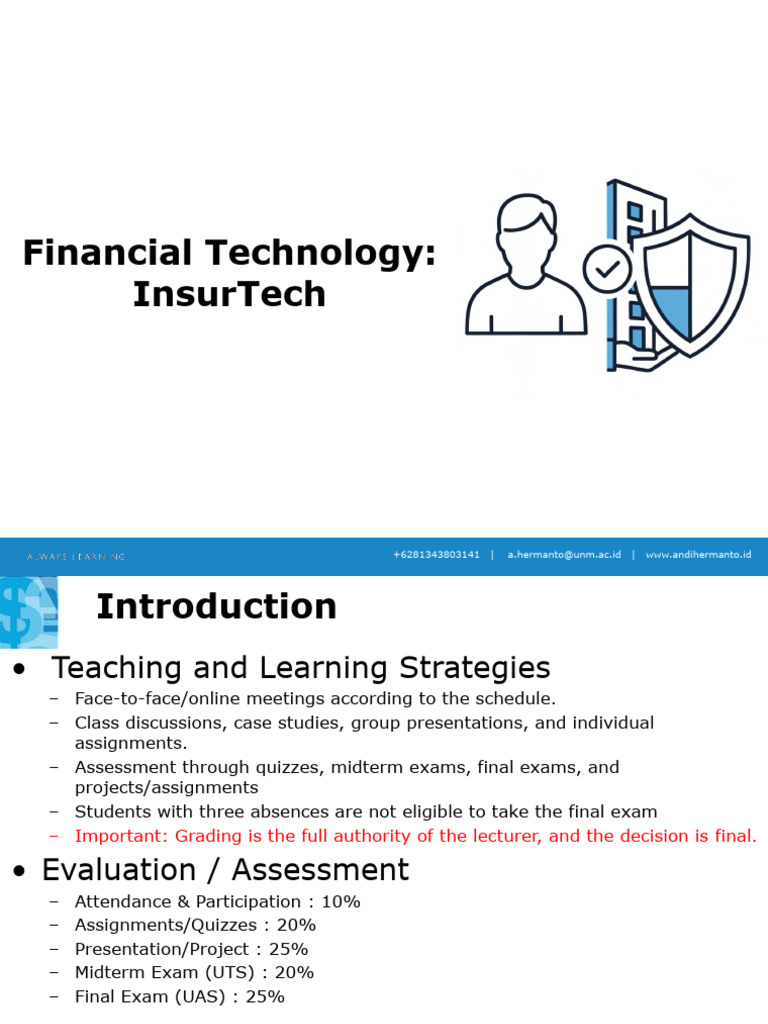 Memahami InsurTech dan Manfaatnya | PDF