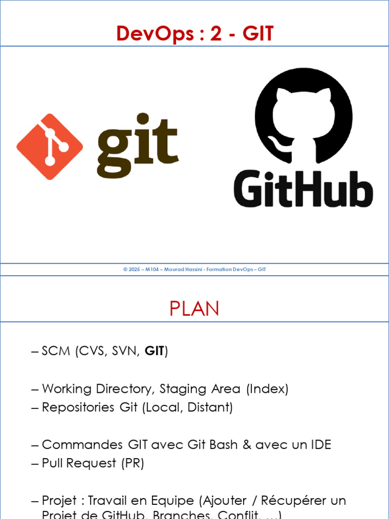 Formation GIT pour DevOps : Guide Complet | PDF | Gestion de versions ...