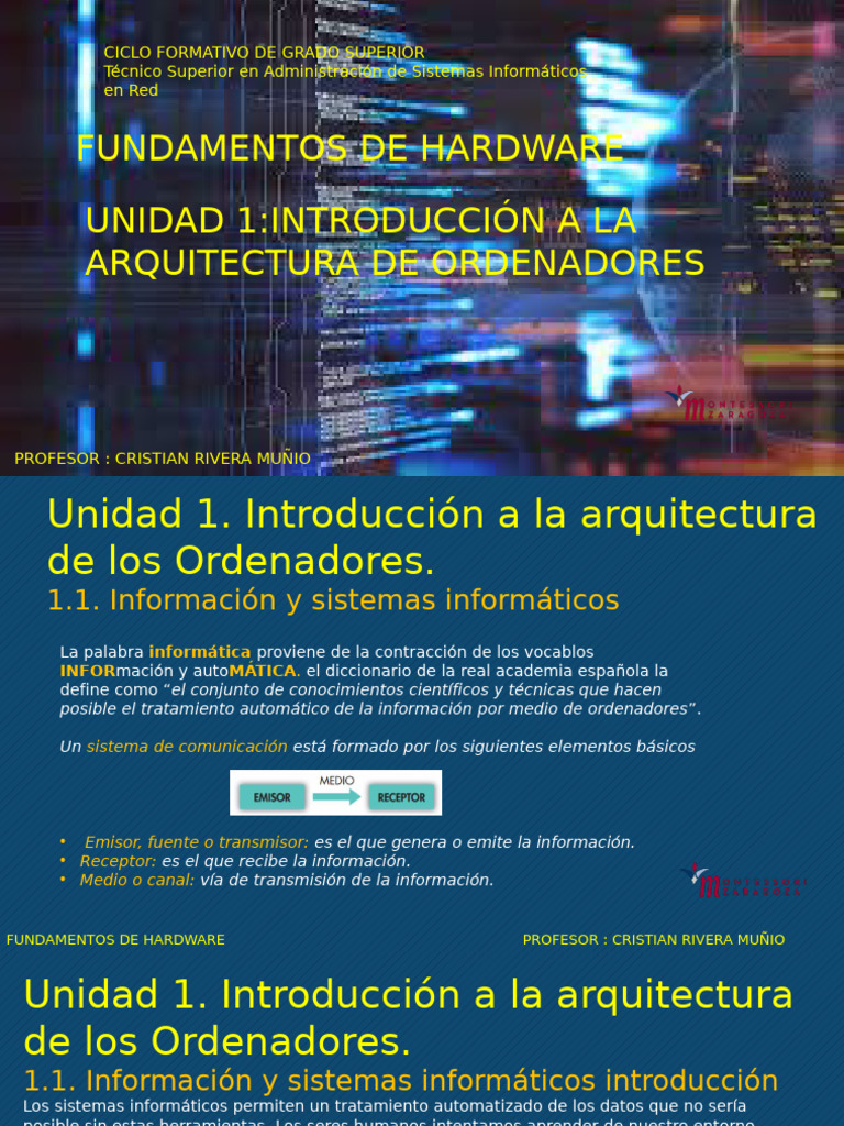 Arquitectura de Ordenadores | PDF | Periférico | Hardware de la computadora