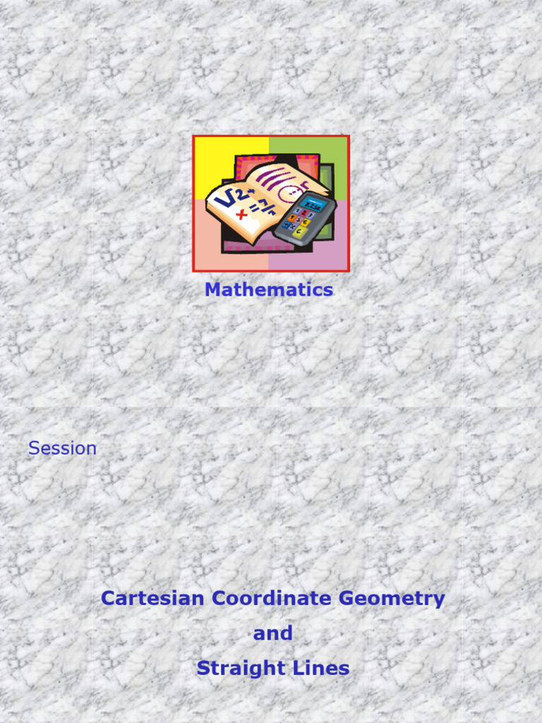 Straight Line Geometry Concepts | PDF | Line (Geometry) | Euclidean ...