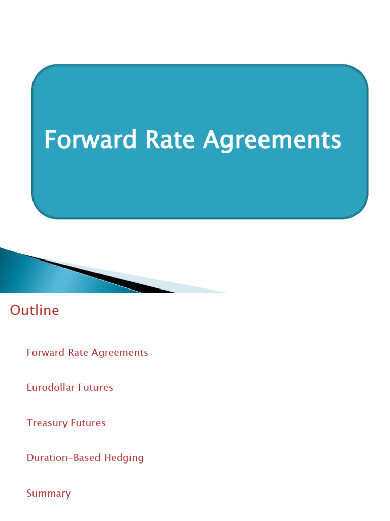 FD Session 3&4 - Forward Rate Agreements | PDF | Swap (Finance ...