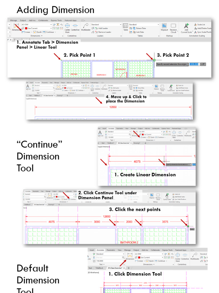 How to Use Dimension Tools | PDF