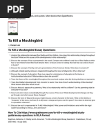 Chapter Notes & Questions for Mockingbird | PDF | Harper Lee | To Kill ...