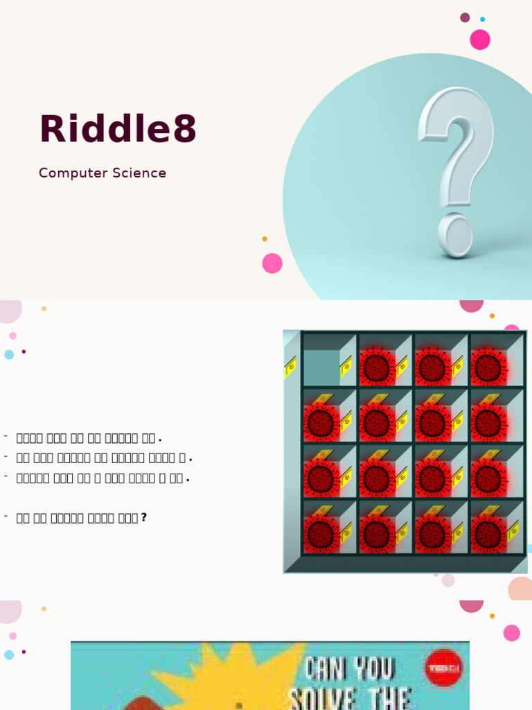 Riddle 8 | PDF