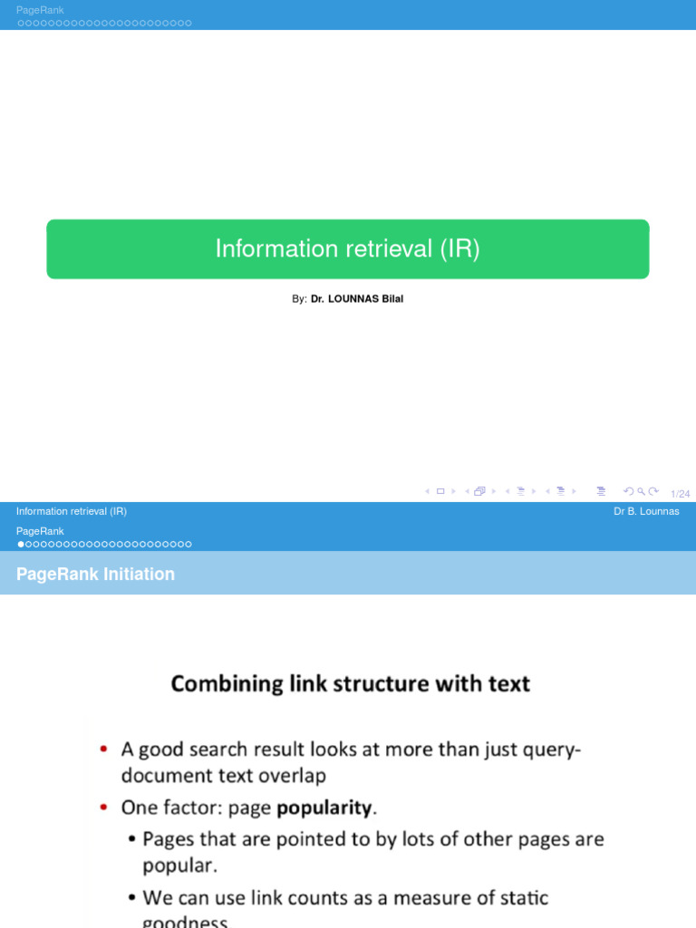 Slide 08 | PDF | Information Retrieval | Application Software
