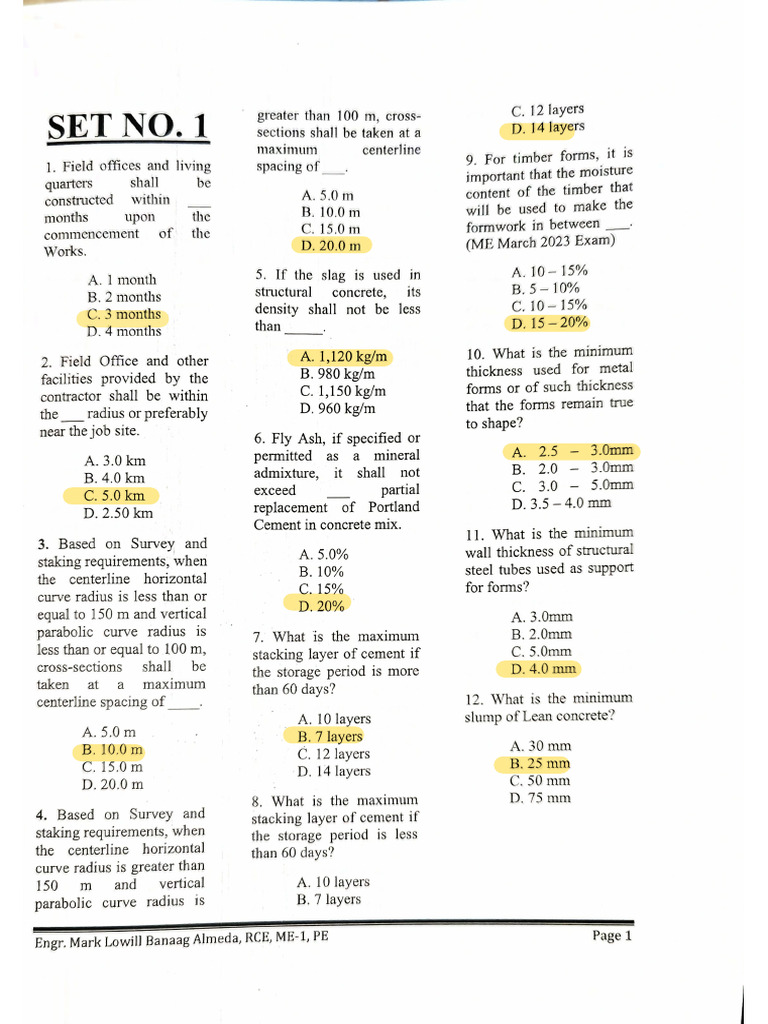 Mpe Exam 1 | PDF