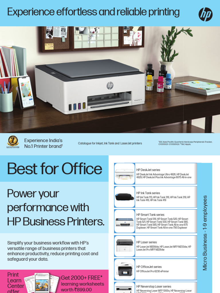 Range_Brochure | PDF | Printer (Computing) | Computer Hardware
