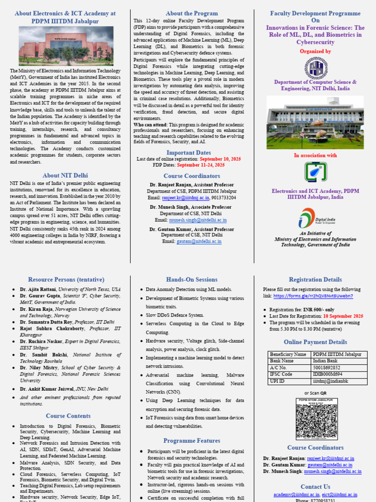 Innovations in Forensic Science-The Role of ML, DL, And Biometrics in ...