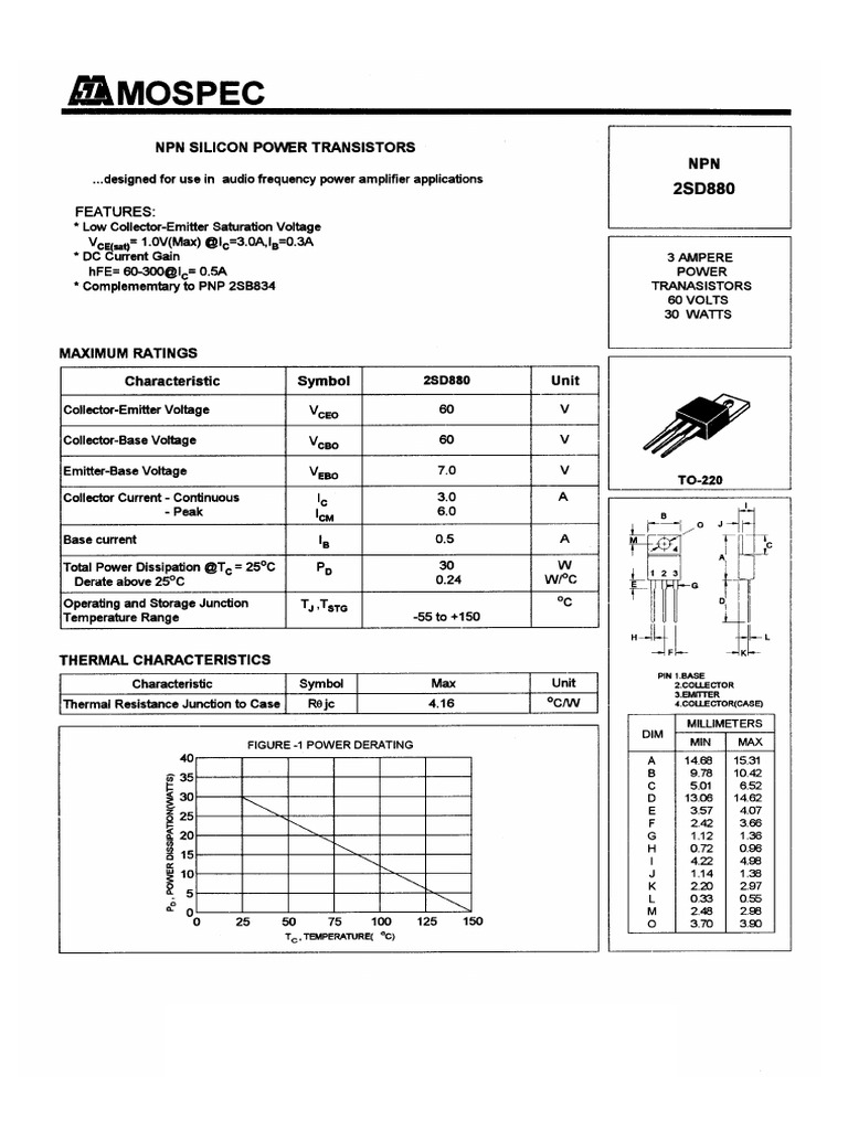 2SD880 | PDF