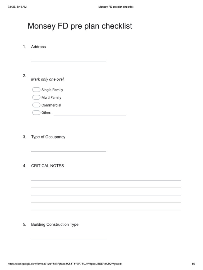 Pre Plan | PDF