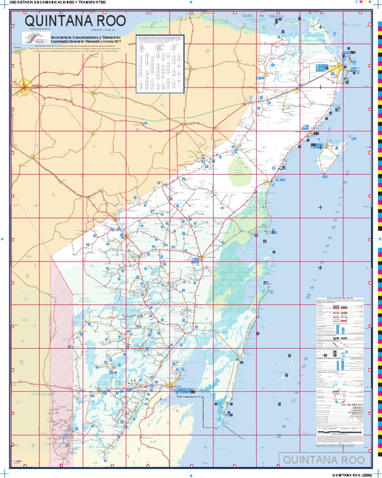 Mapa Turístico de Quintana Roo | PDF | Viajes y turismo
