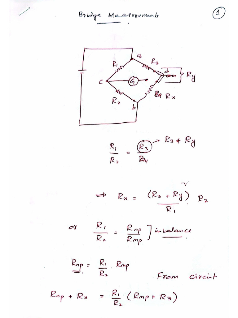 Bridge Measurement | PDF