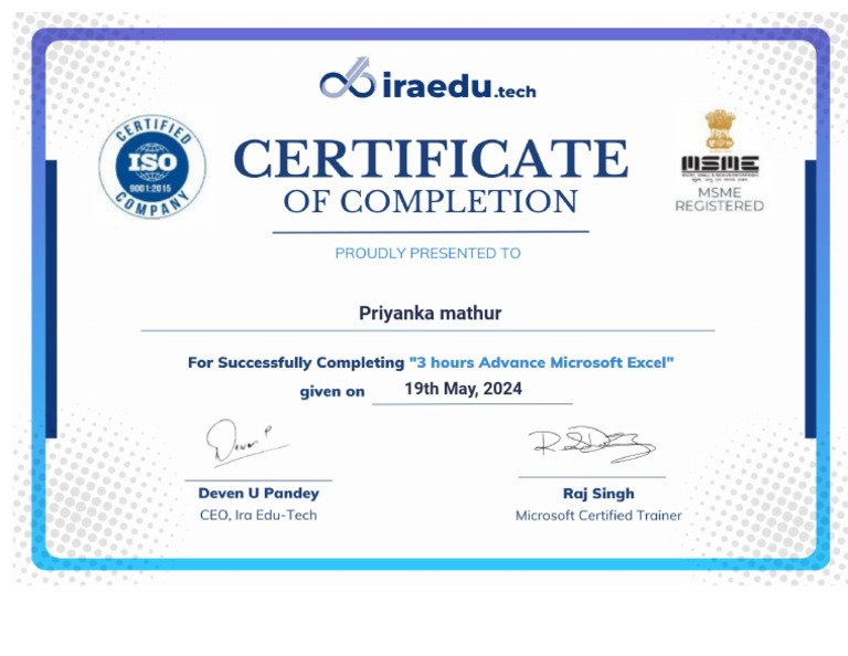 Certification | PDF
