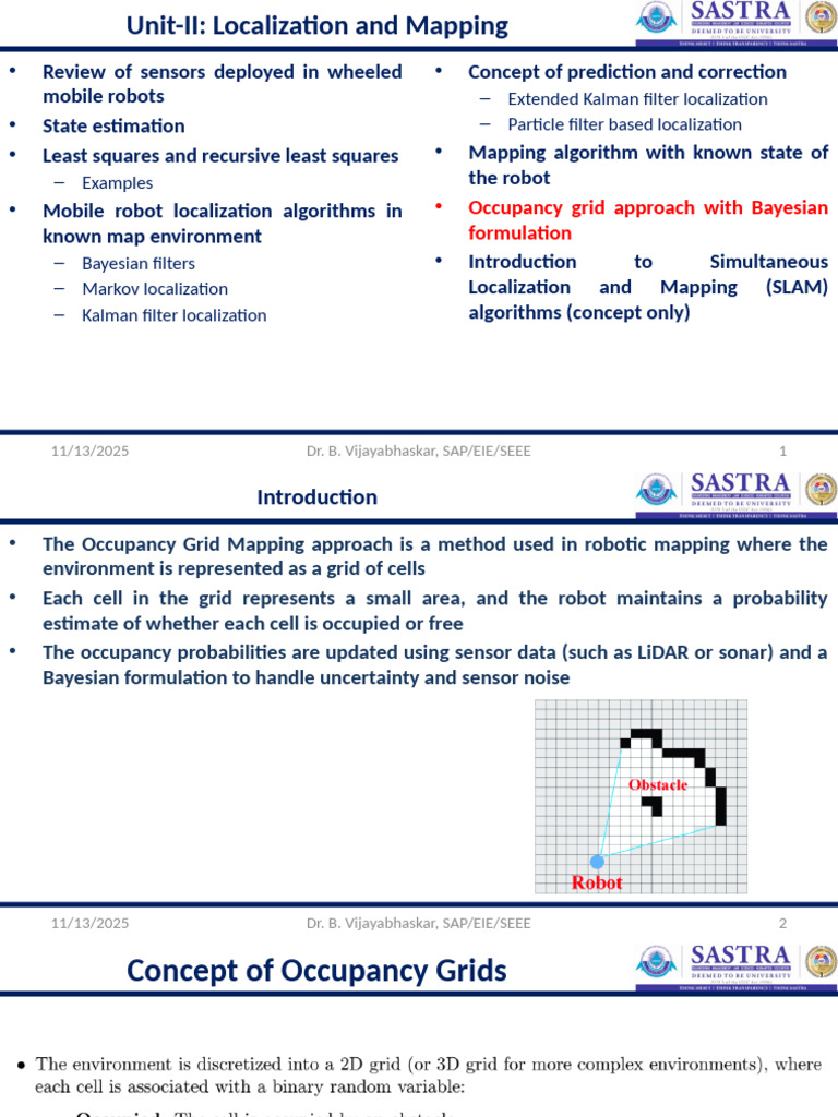 Occupancy Grid Mapping in Robotics | PDF | Computer Engineering | Robotics