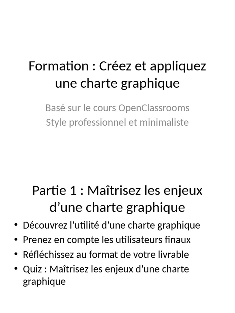 Cr ez Et Appliquez Votre Charte Graphique PDF Logos Police D criture