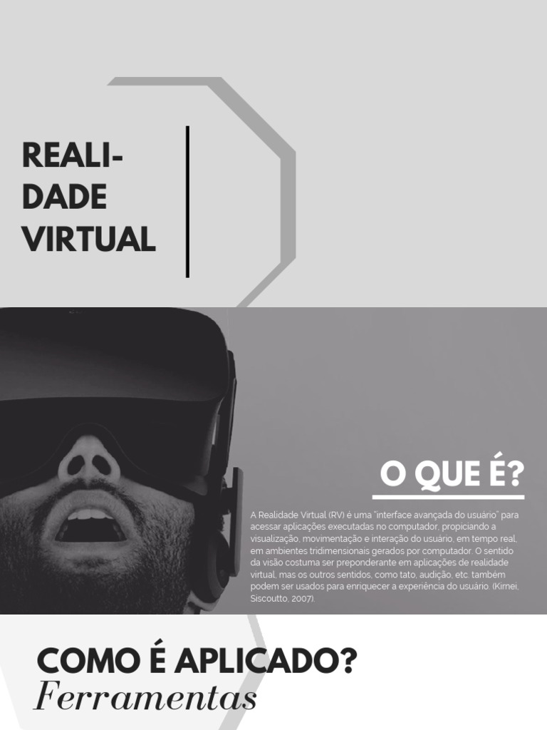 Introdução à Realidade Virtual e Aplicações | PDF | Realidade virtual