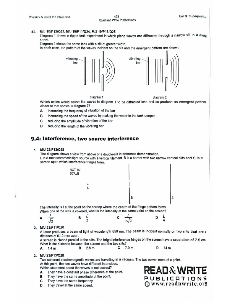 Interference - Two Source | PDF