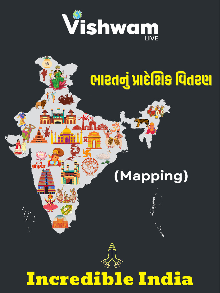 Geography of India Mapping by VISHWAM LIVE | PDF