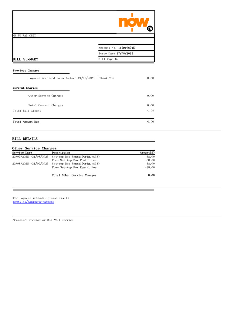 Bill Summary Bill Summary: Printable Version of Web Bill Service | PDF