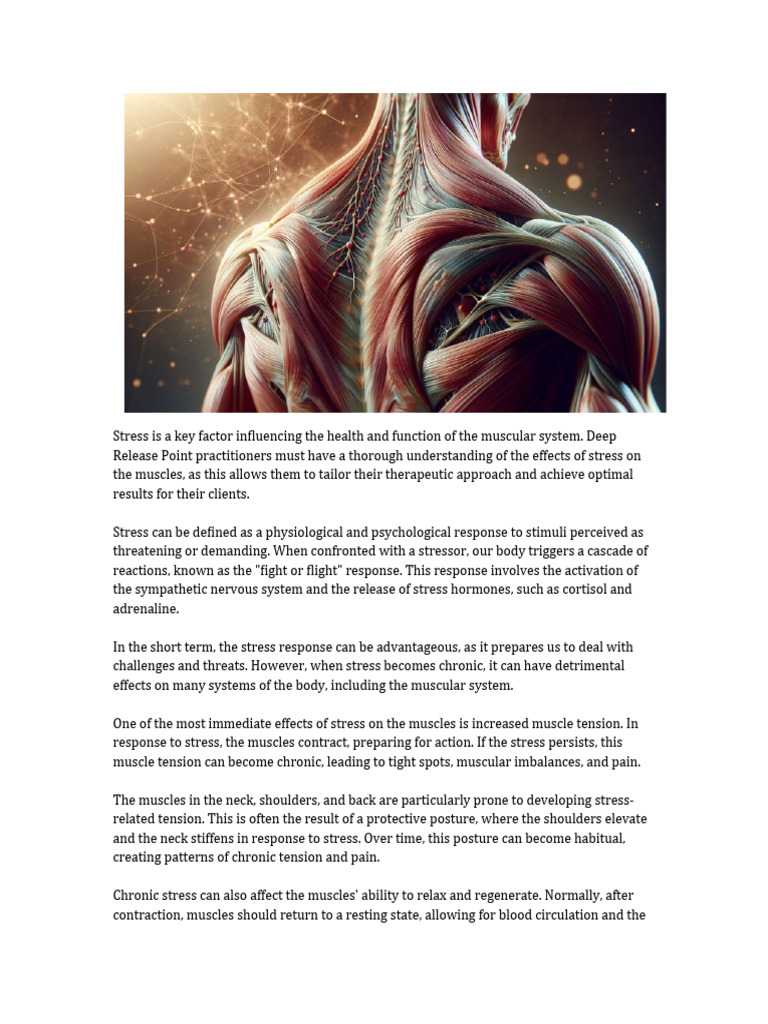 Impact of Stress on Muscle Health | PDF | Stress (Biology) | Fight Or ...
