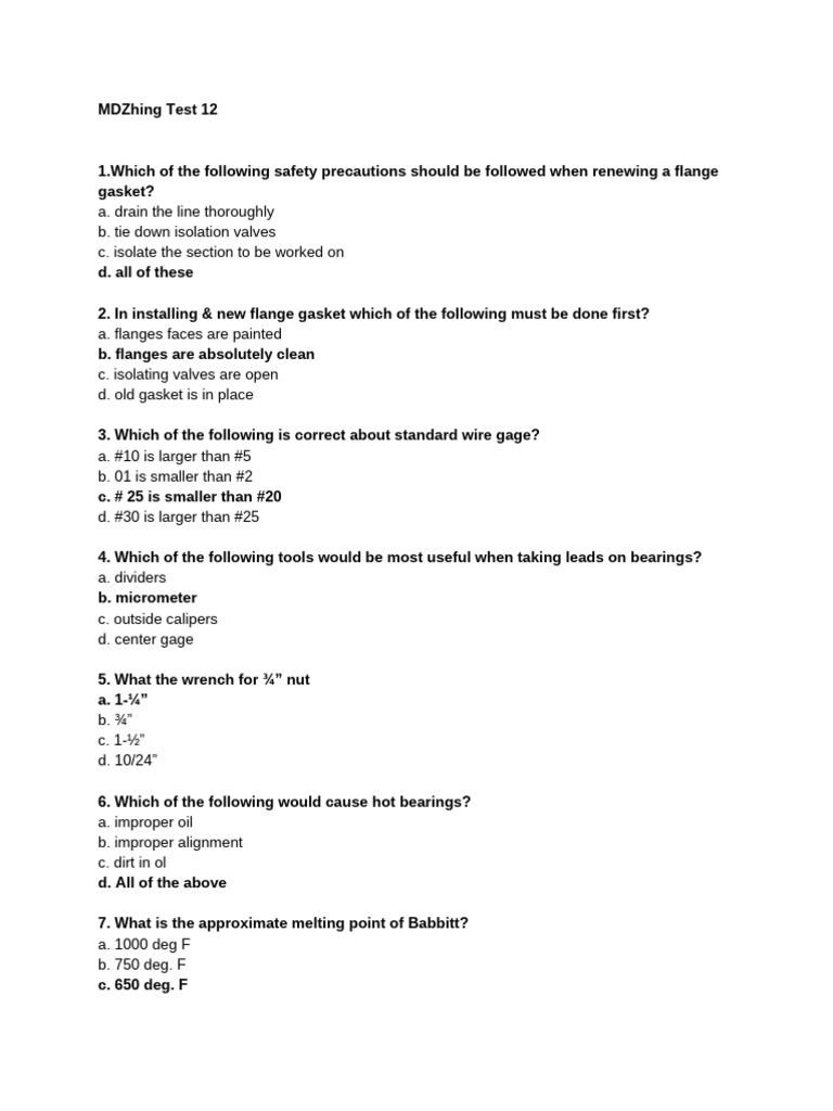 MD Zhing - Test 12 | PDF | Soldering | Pipe (Fluid Conveyance)