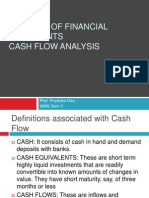 Analysis of Financial Statements Cash Flow Analysis: Prof. Priyanka Oza Mms Sem Ii