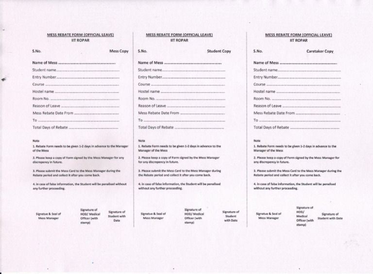 Rebate Form | PDF