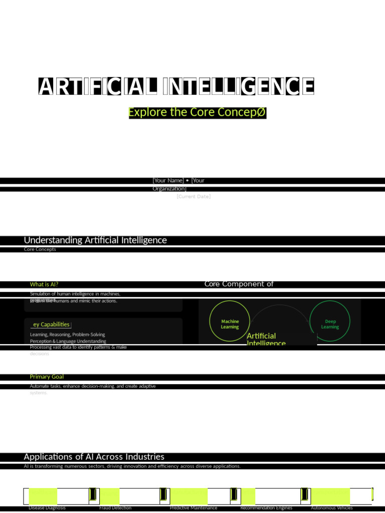Core Concepts of Artificial Intelligence | PDF
