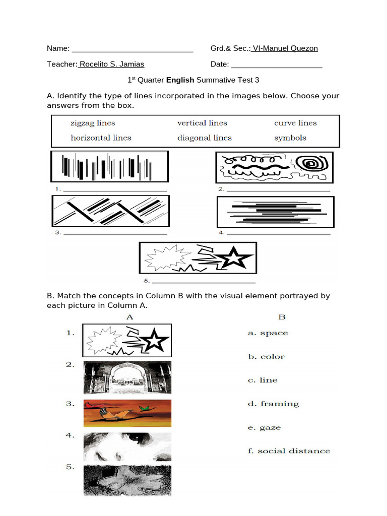 Q1 Summative Test #3 | PDF