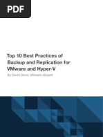 Whitepaper - Best Practices of Backup and Replication for VMware and Hyper-V