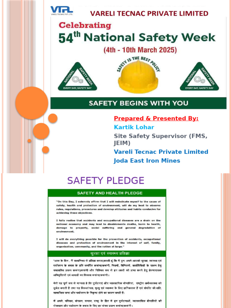 National Safety Week: Awareness & Benefits | PDF | Employment | Business