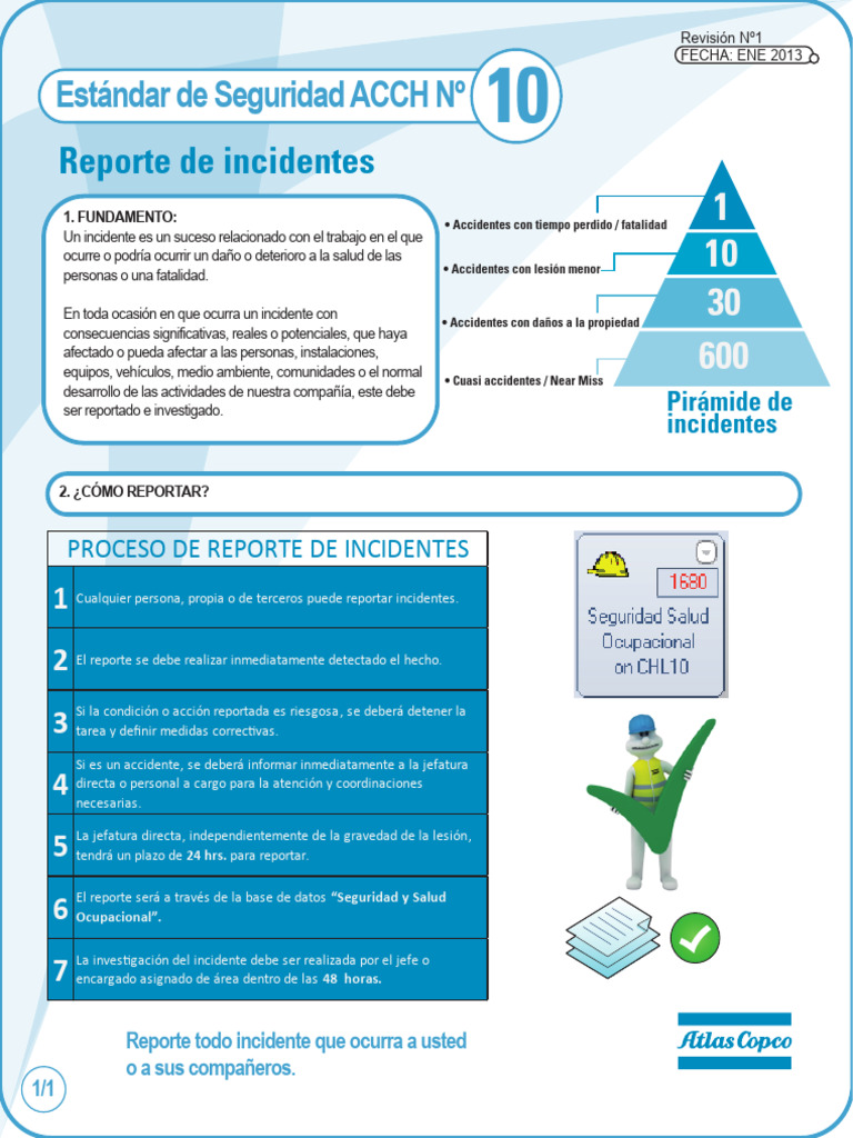 Proceso de Reporte de Incidentes Laborales | PDF