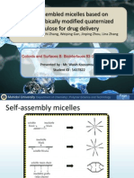 Self-assembled Micelles Drug Delivery Cellulose