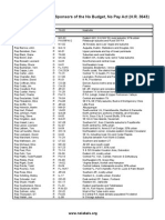 House NBNP Cosponsors