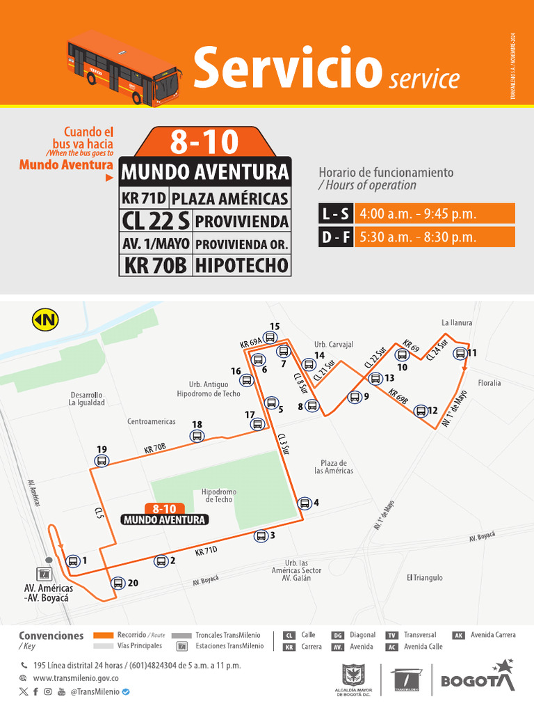 RutasPlegableruta8 10 | PDF