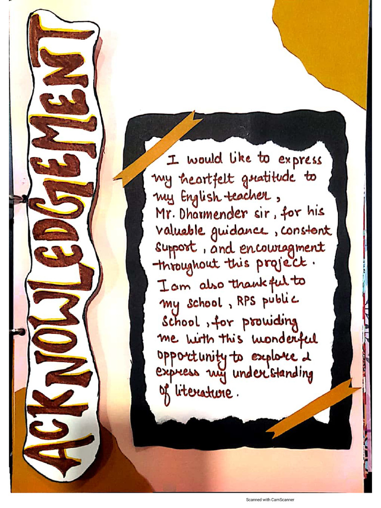 English Project 25-26 | PDF