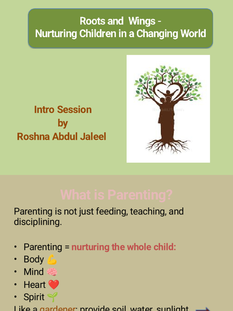 Nurturing the Whole Child in Parenting | PDF