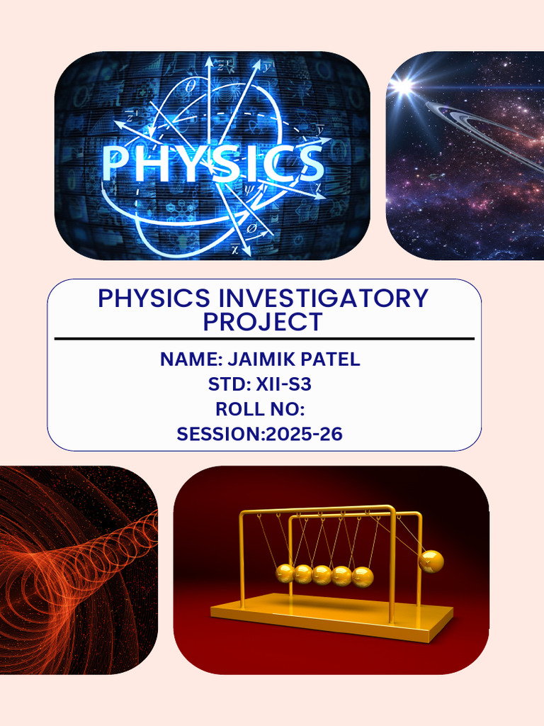 CBSE XII Physics Investigatory Project | PDF | Electromagnetism ...