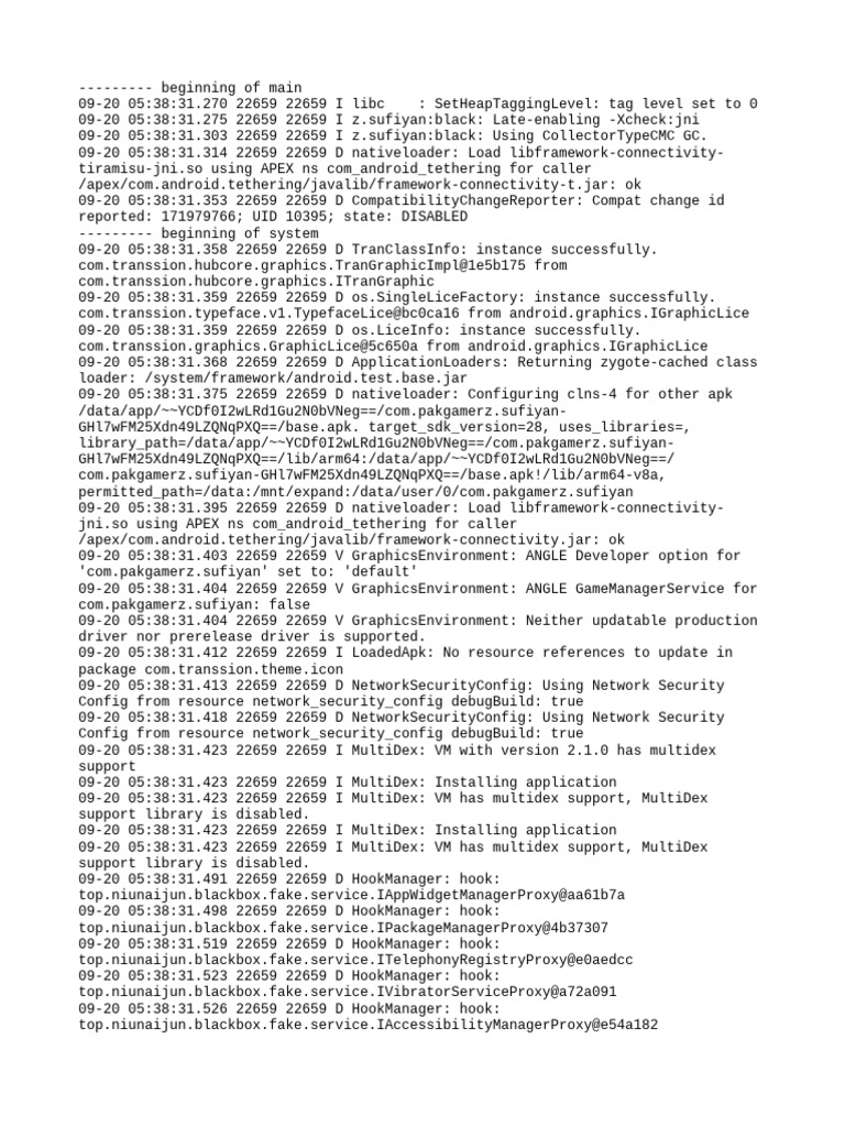 Com - Pakgamerz.sufiyan Logcat | PDF | Java (Programming Language ...